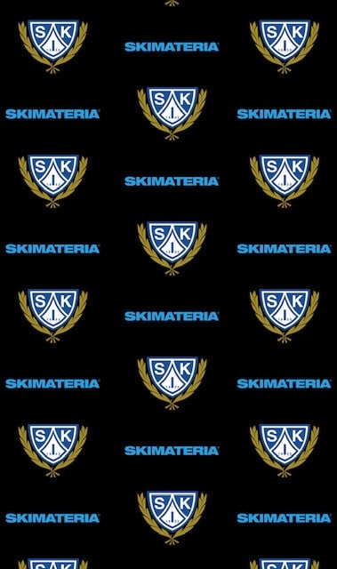 Skimateria Headover / Tube Med föreningslogo
