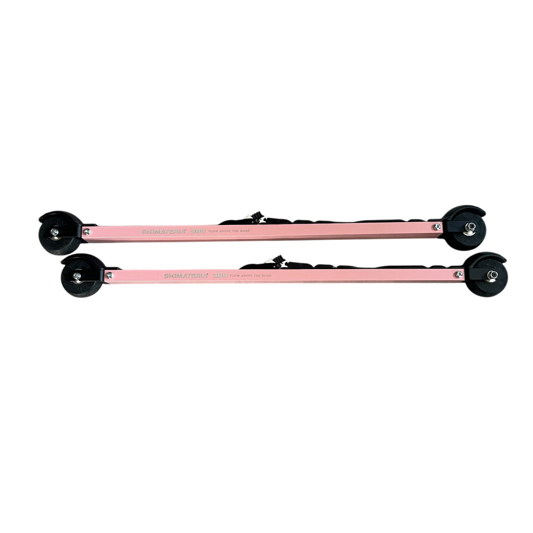 Skimateria Rosa Rullskida 389 med 40 mm Gummidäck